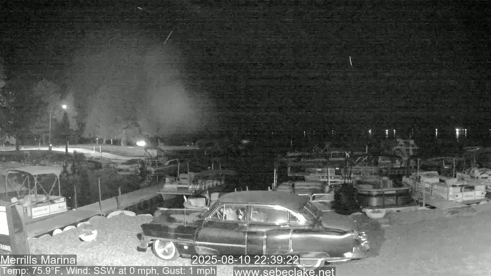 Sebec Lake Live Cam from Merrill's Marina - Dover&Foxcroft , Maine , USA