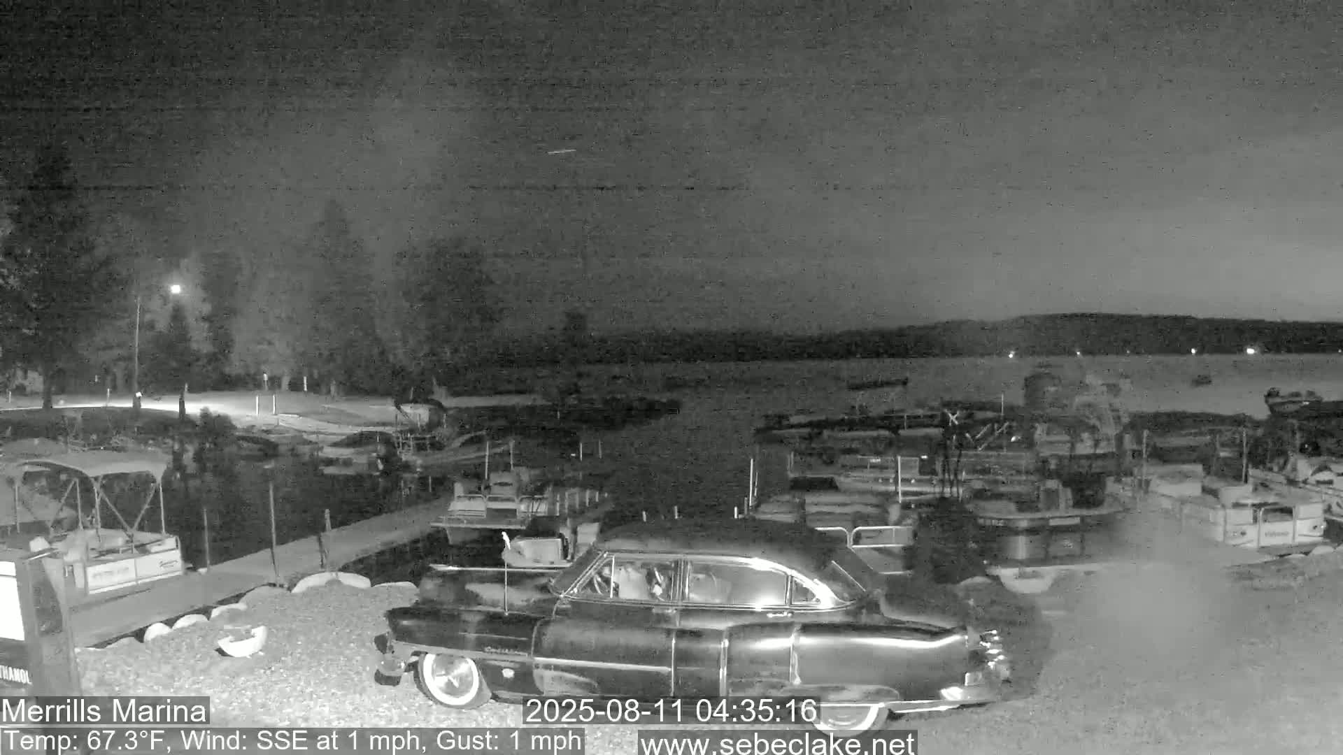 Sebec Lake Live Cam from Merrill's Marina - Dover&Foxcroft , Maine , USA