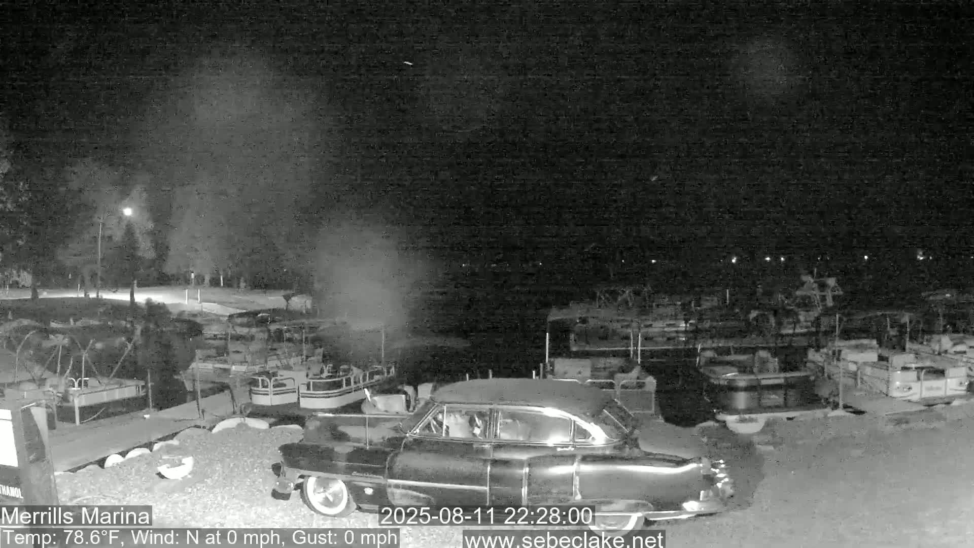 Sebec Lake Live Cam from Merrill's Marina - Dover&Foxcroft , Maine , USA