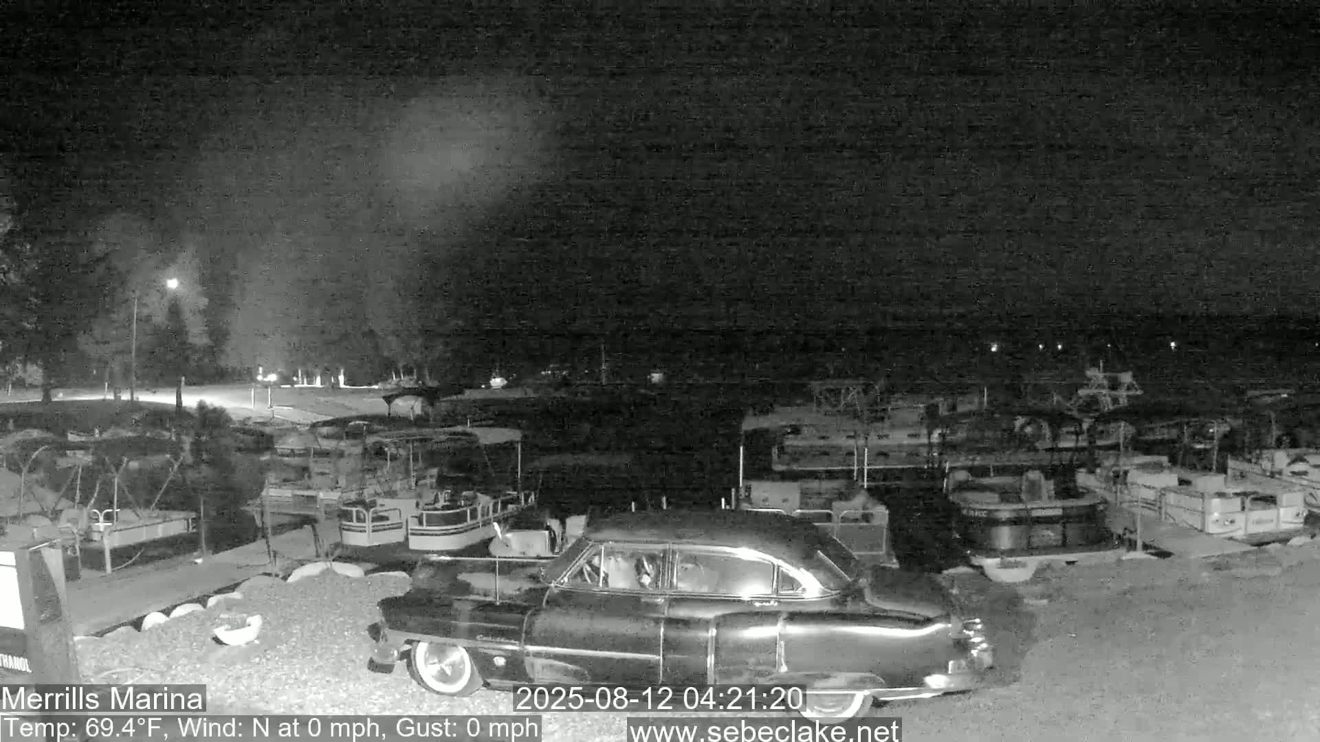 Sebec Lake Live Cam from Merrill's Marina - Dover&Foxcroft , Maine , USA