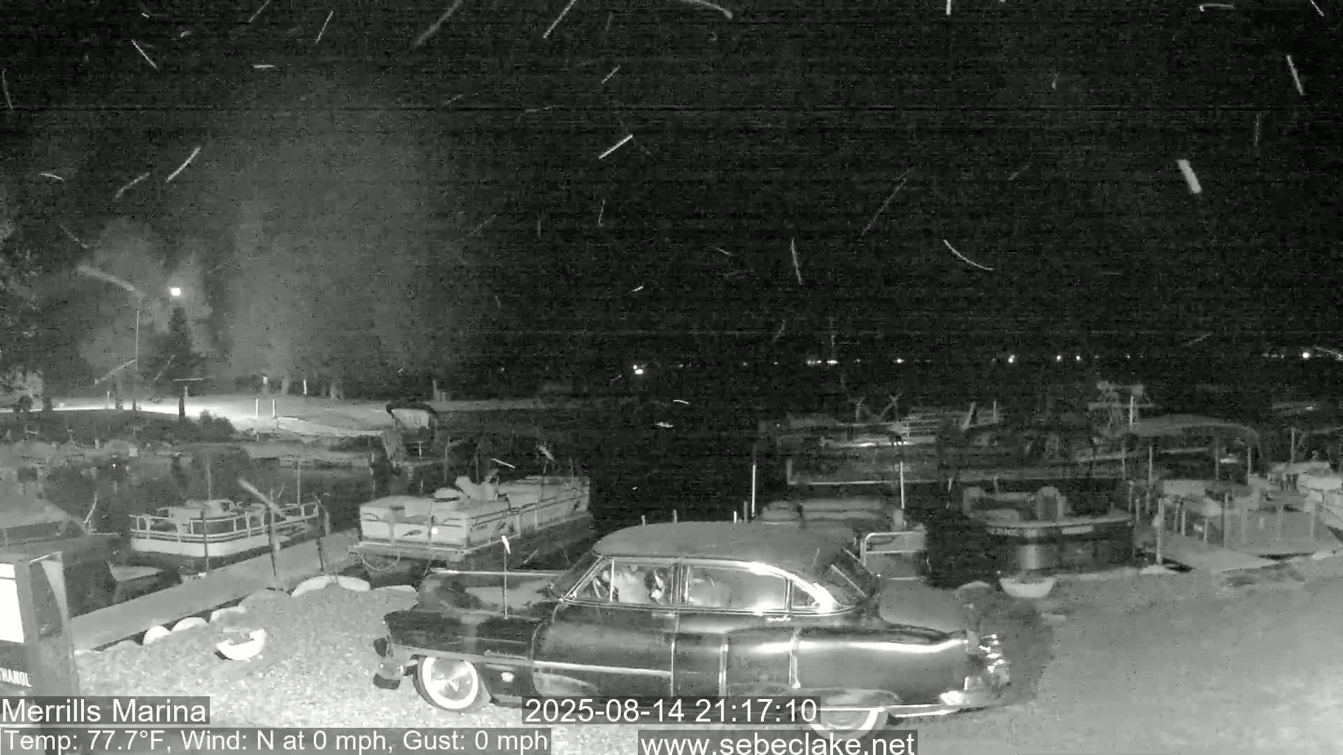 Sebec Lake Live Cam from Merrill's Marina - Dover&Foxcroft , Maine , USA