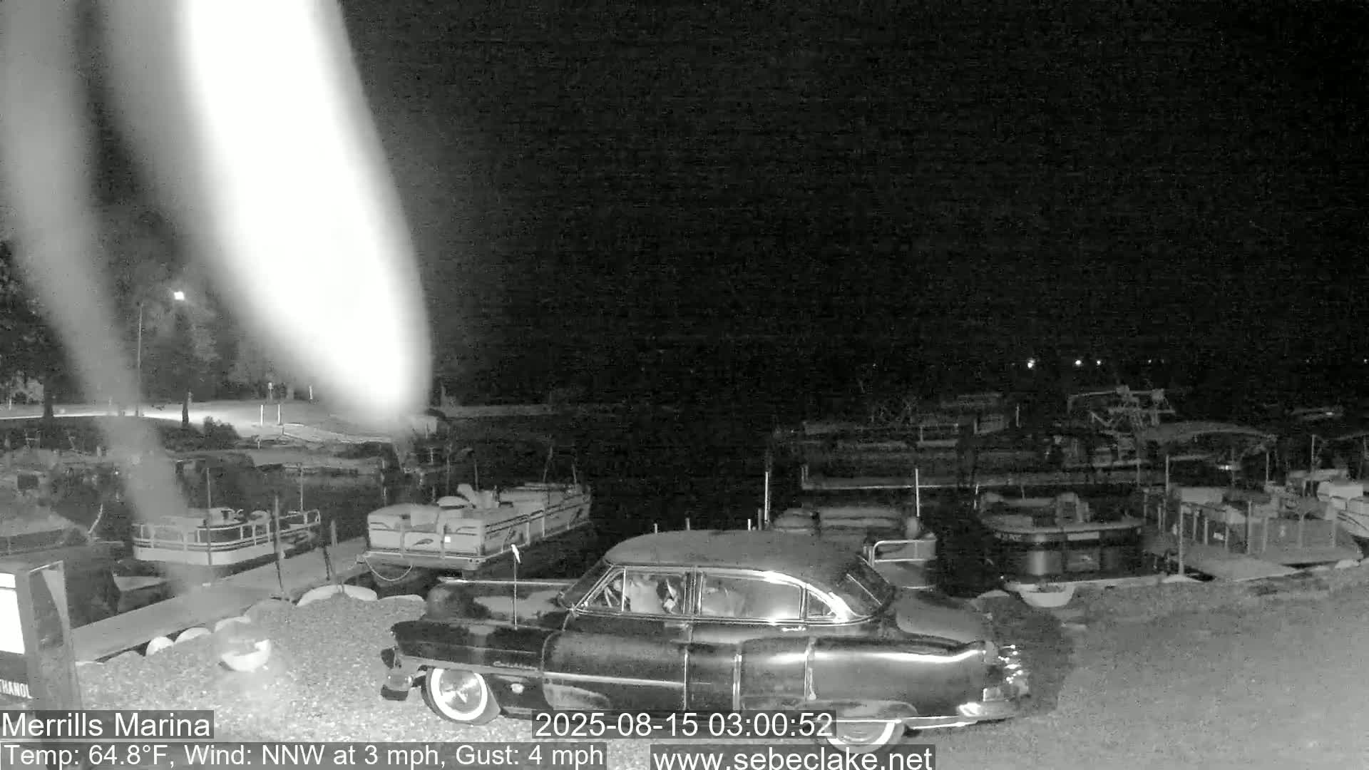 Sebec Lake Live Cam from Merrill's Marina - Dover&Foxcroft , Maine , USA