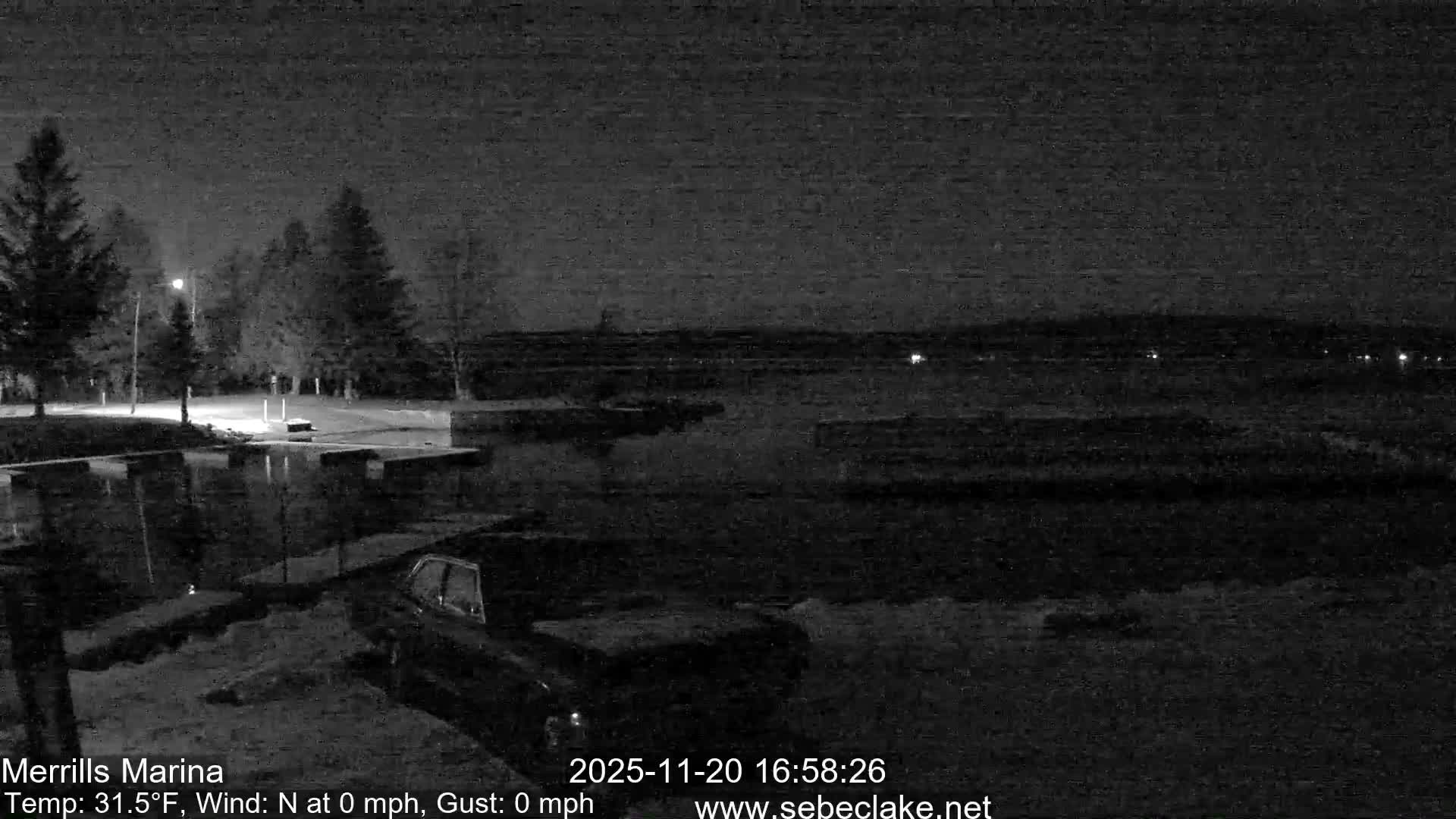 Sebec Lake Live Cam from Merrill's Marina - Dover&Foxcroft , Maine , USA