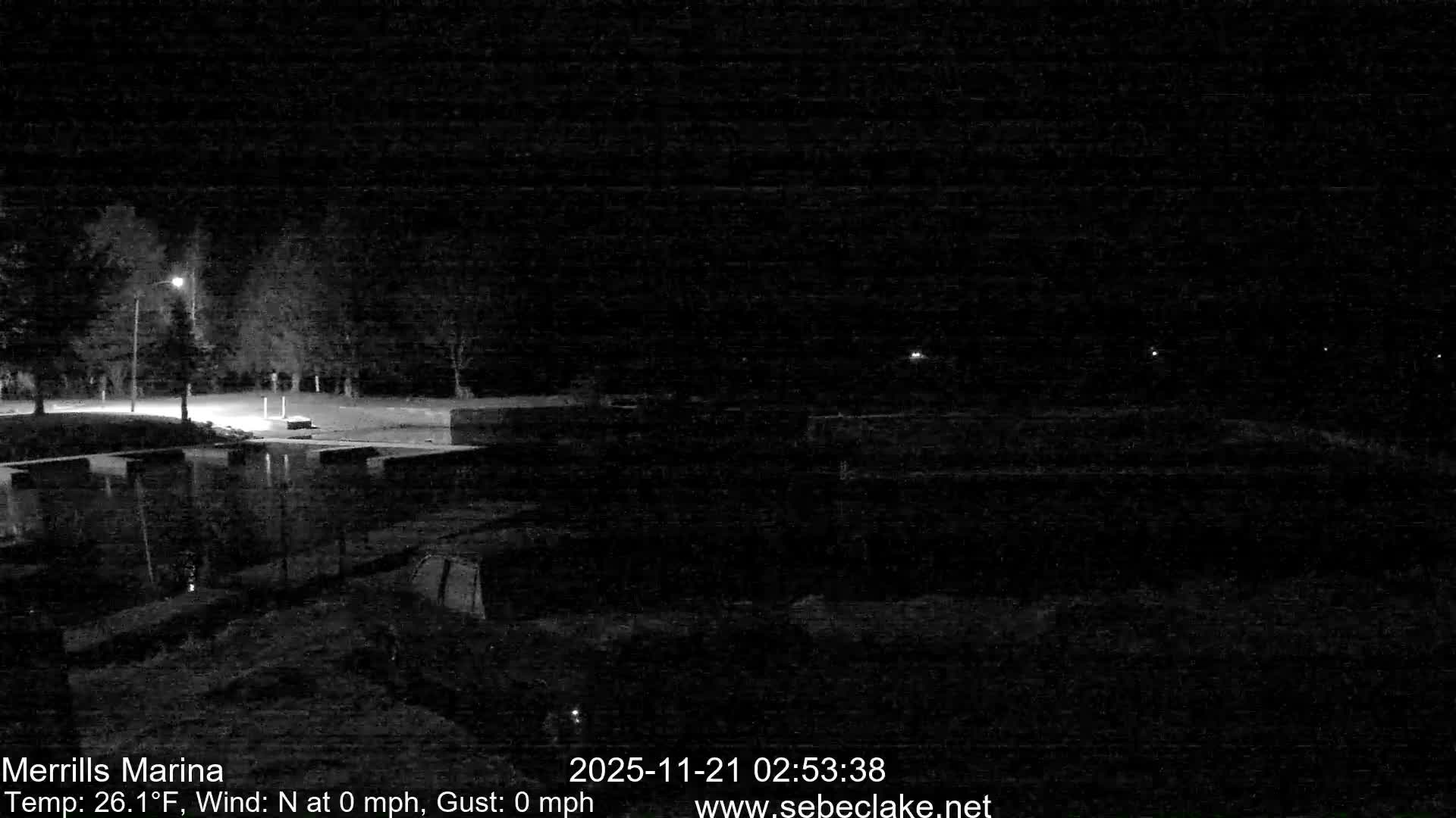 Sebec Lake Live Cam from Merrill's Marina - Dover&Foxcroft , Maine , USA