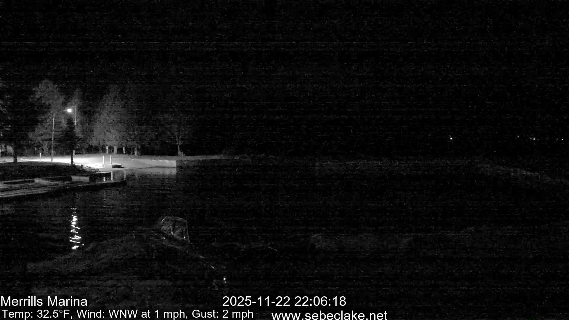 Sebec Lake Live Cam from Merrill's Marina - Dover&Foxcroft , Maine , USA