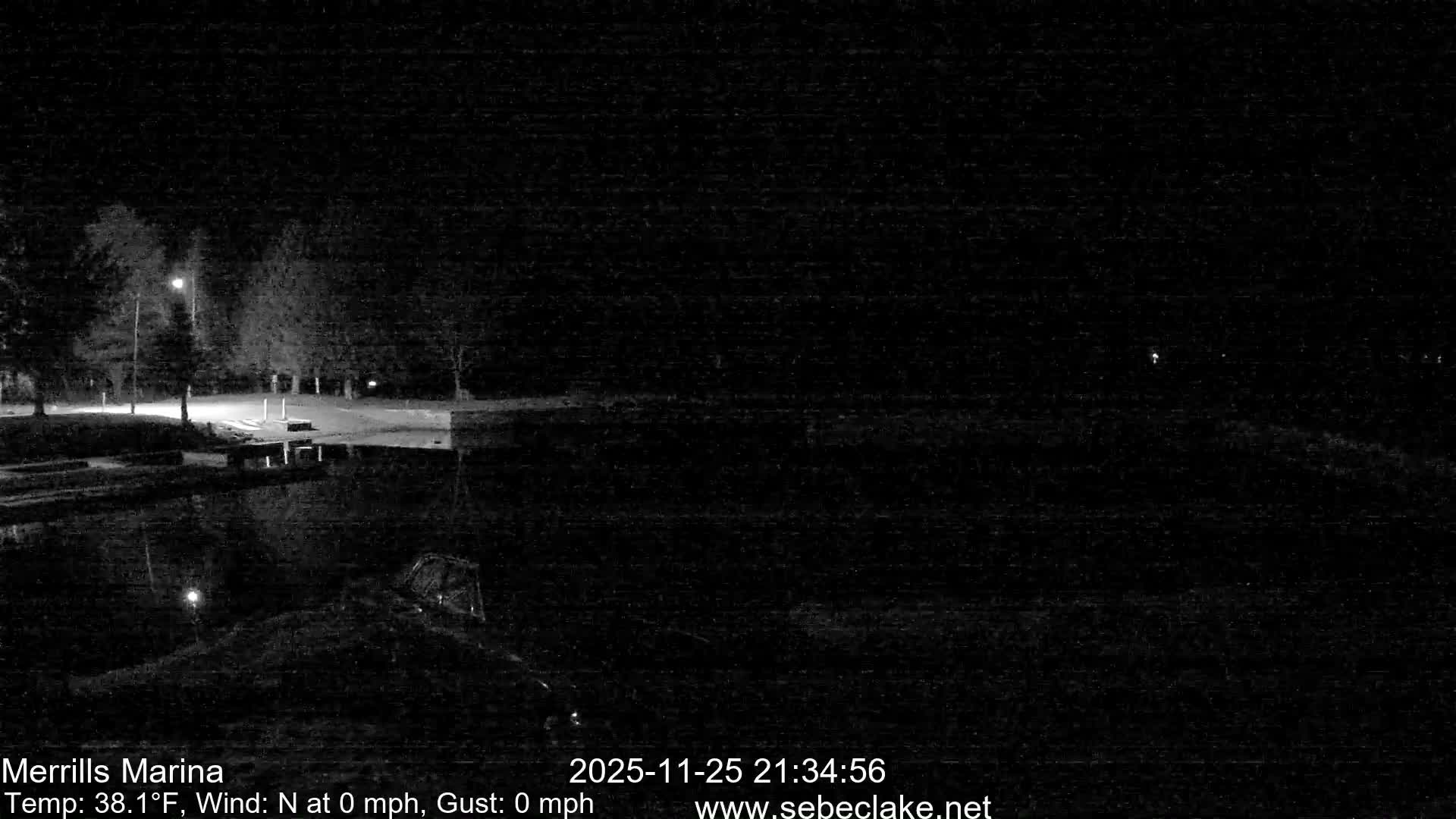 Sebec Lake Live Cam from Merrill's Marina - Dover&Foxcroft , Maine , USA