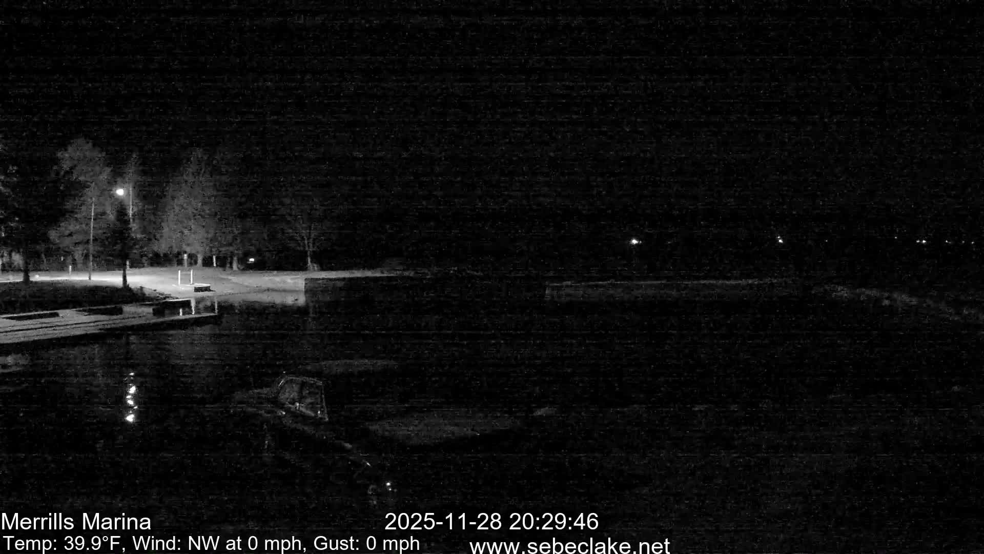 Sebec Lake Live Cam from Merrill's Marina - Dover&Foxcroft , Maine , USA