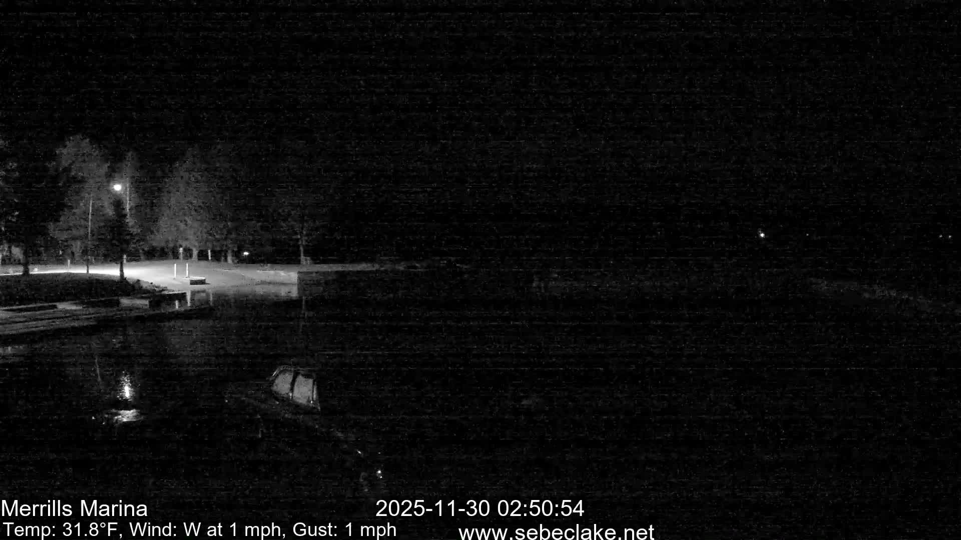 Sebec Lake Live Cam from Merrill's Marina - Dover&Foxcroft , Maine , USA