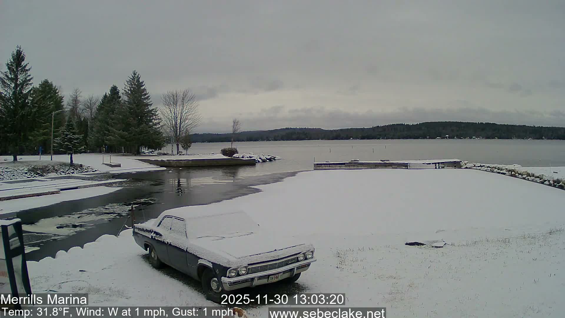 Sebec Lake Live Cam from Merrill's Marina - Dover&Foxcroft , Maine , USA