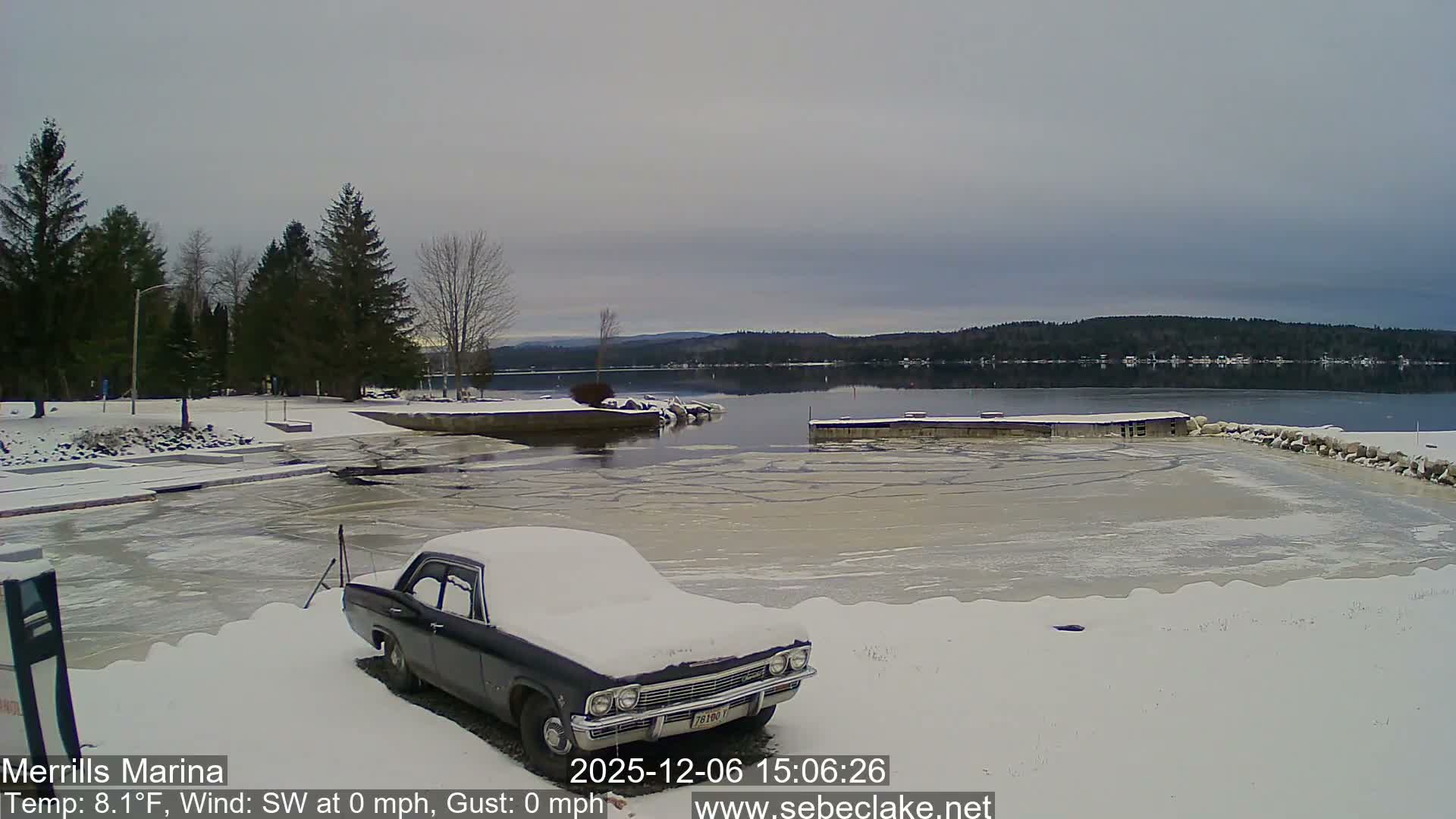Sebec Lake Live Cam from Merrill's Marina - Dover&Foxcroft , Maine , USA