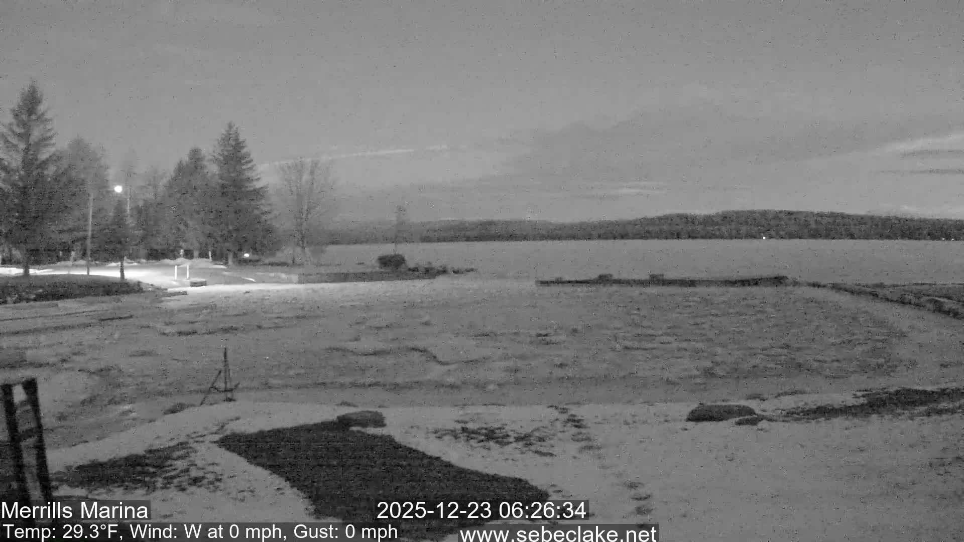 Sebec Lake Live Cam from Merrill's Marina - Dover&Foxcroft , Maine , USA