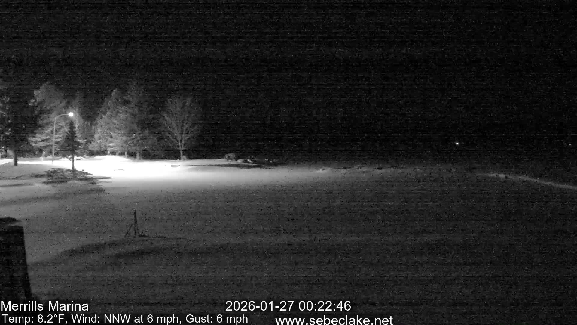 Sebec Lake Live Cam from Merrill's Marina - Dover&Foxcroft , Maine , USA