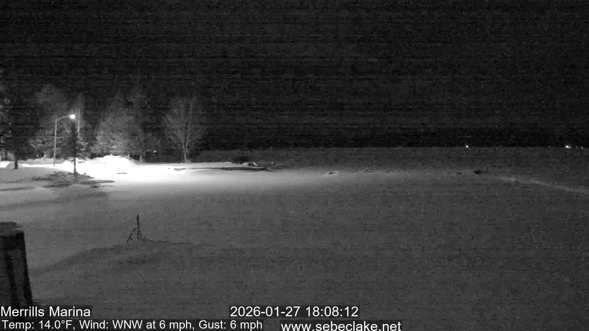 Sebec Lake Live Cam from Merrill's Marina - Dover&Foxcroft , Maine , USA