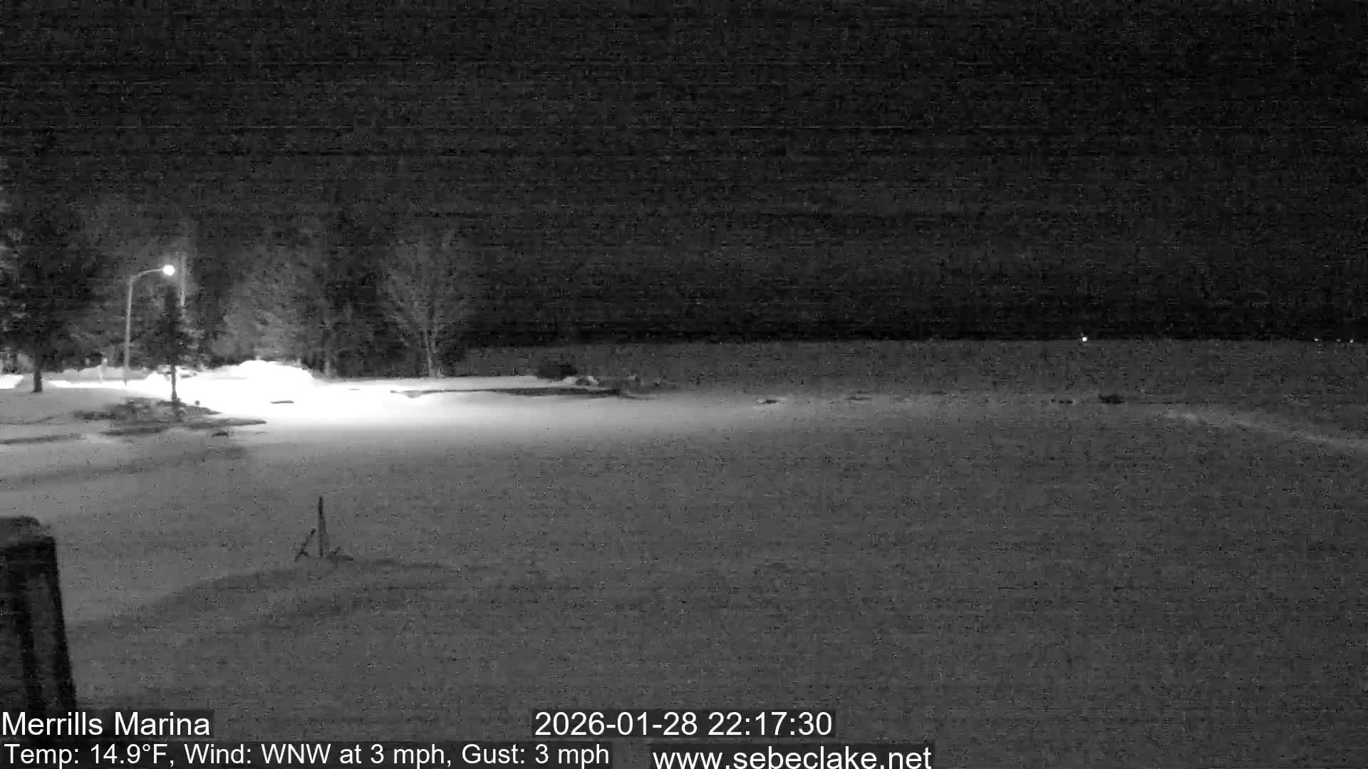 Sebec Lake Live Cam from Merrill's Marina - Dover&Foxcroft , Maine , USA