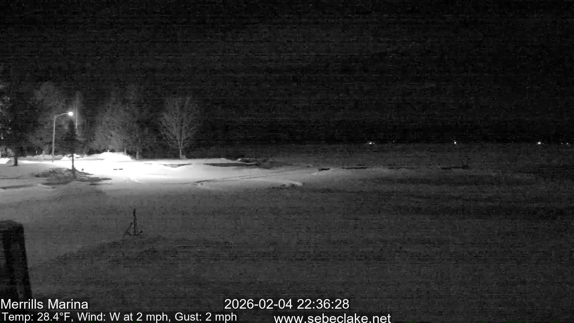 Sebec Lake Live Cam from Merrill's Marina - Dover&Foxcroft , Maine , USA