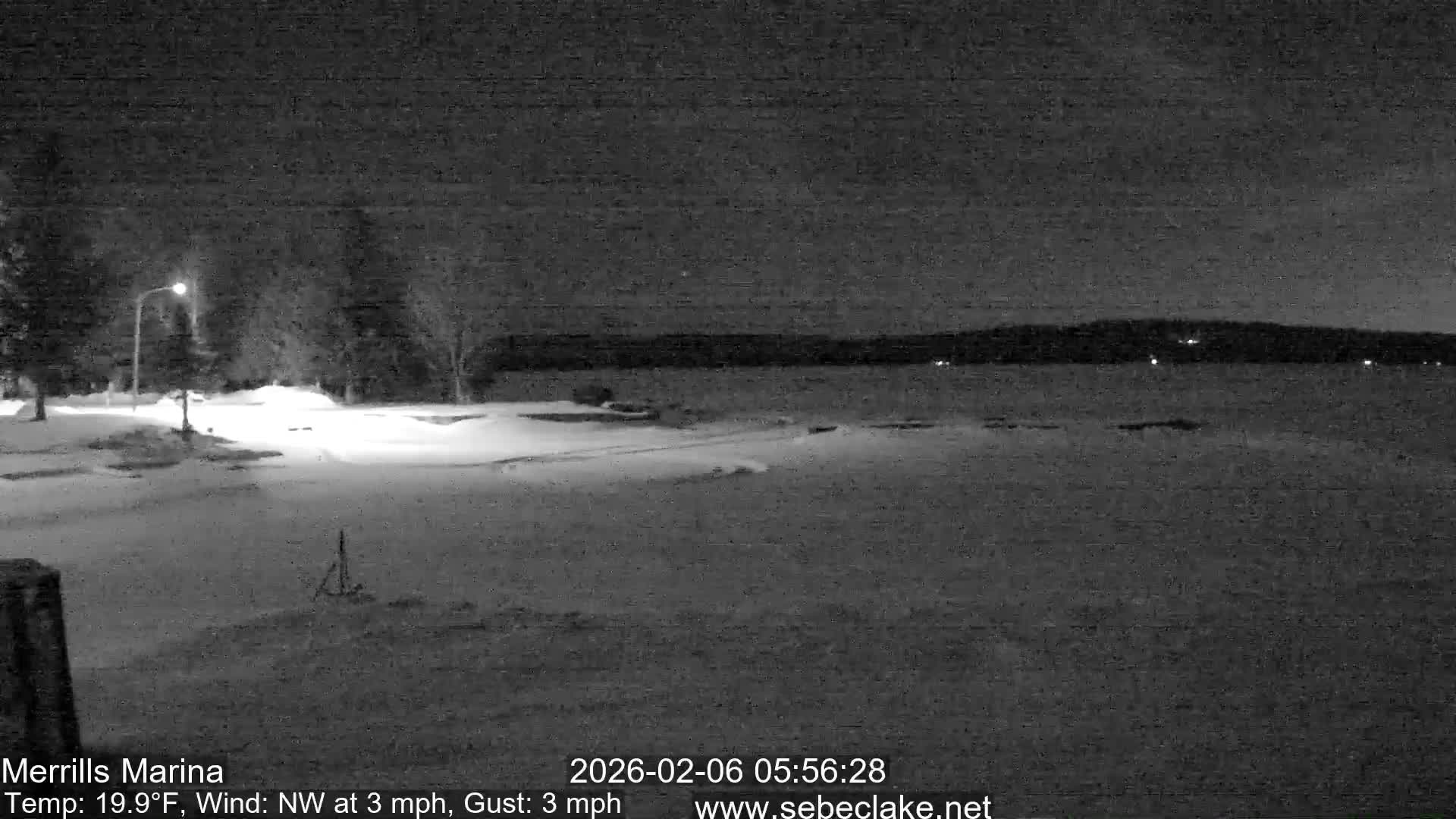 Sebec Lake Live Cam from Merrill's Marina - Dover&Foxcroft , Maine , USA