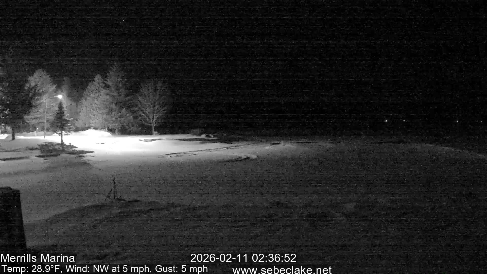 Sebec Lake Live Cam from Merrill's Marina - Dover&Foxcroft , Maine , USA