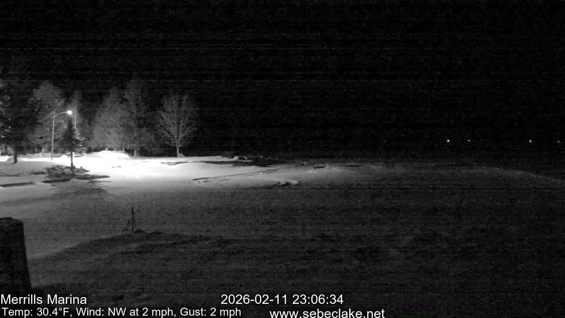 Sebec Lake Live Cam from Merrill's Marina - Dover&Foxcroft , Maine , USA