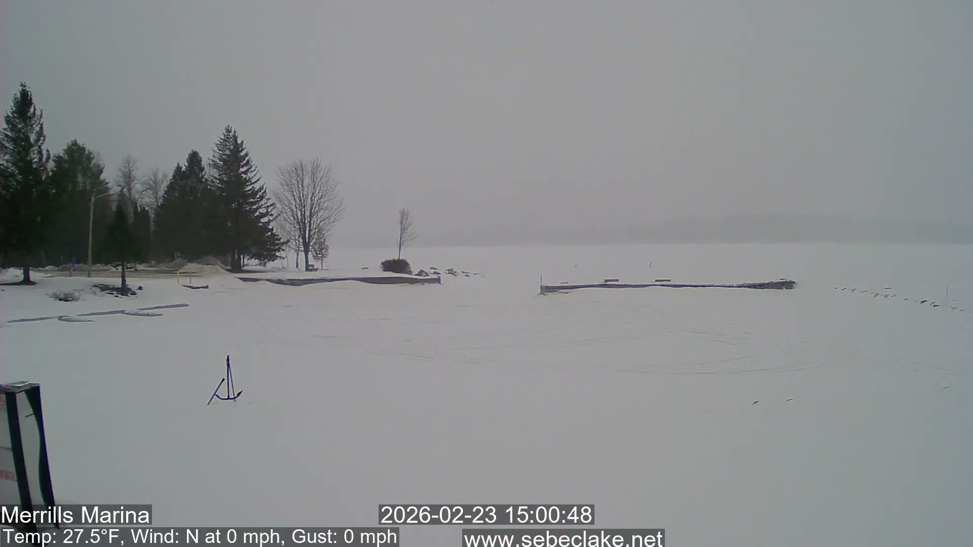 Sebec Lake Live Cam from Merrill's Marina - Dover&Foxcroft , Maine , USA
