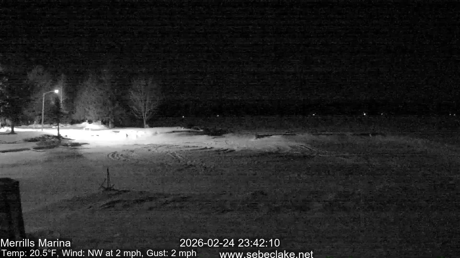 Sebec Lake Live Cam from Merrill's Marina - Dover&Foxcroft , Maine , USA