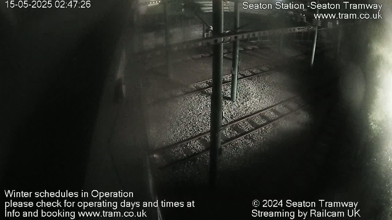 Seaton Station , Seaton Tramway Live Cam - Seaton, East Devon, Devon, South West, England, United Kingdom