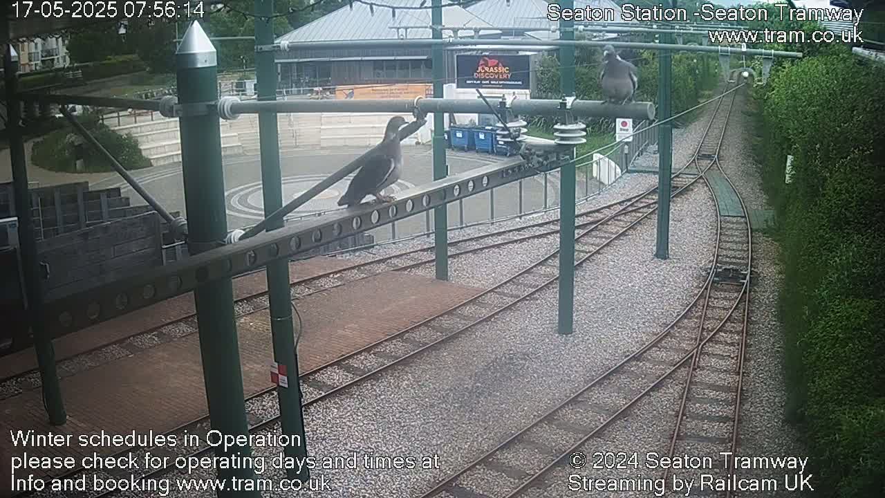 Seaton Station , Seaton Tramway Live Cam - Seaton, East Devon, Devon, South West, England, United Kingdom