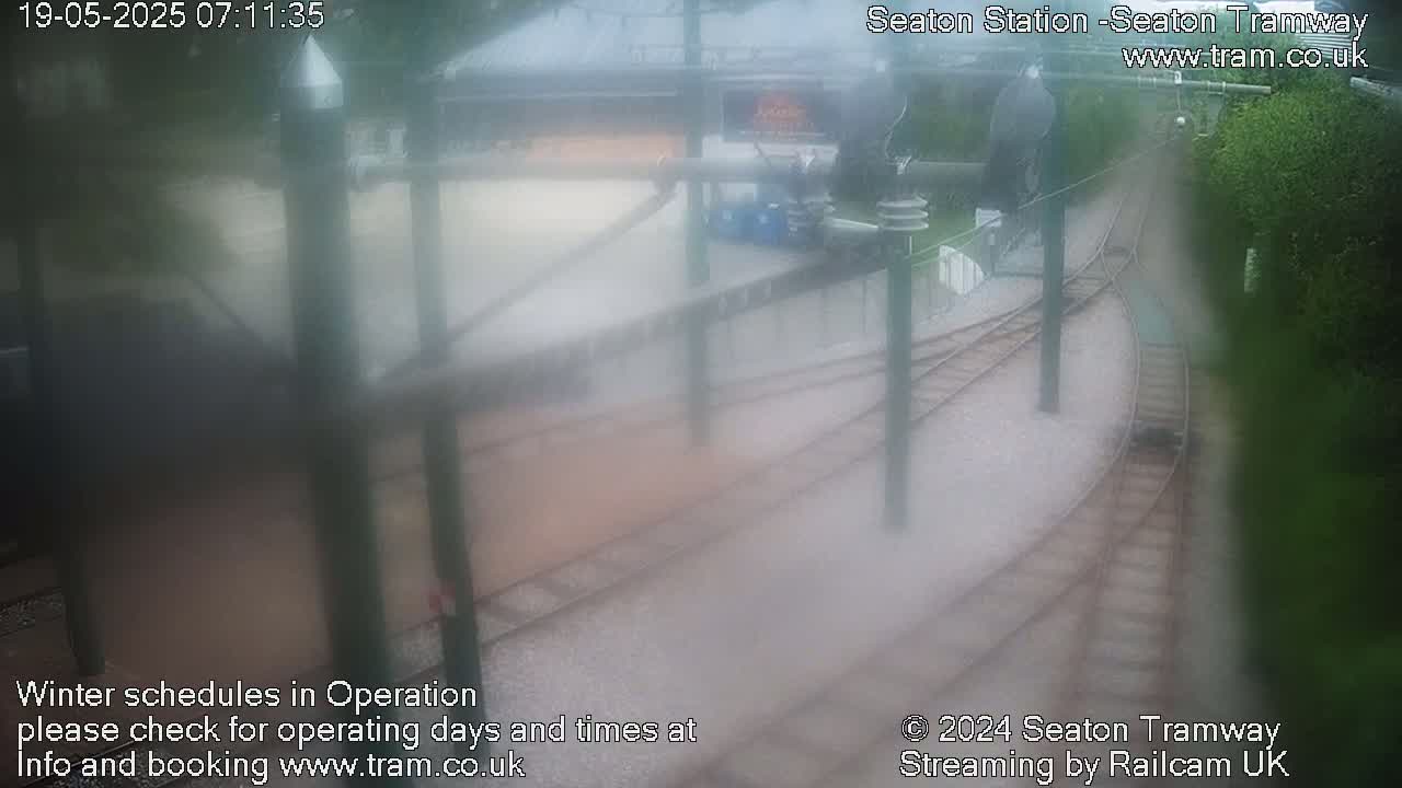 Seaton Station , Seaton Tramway Live Cam - Seaton, East Devon, Devon, South West, England, United Kingdom
