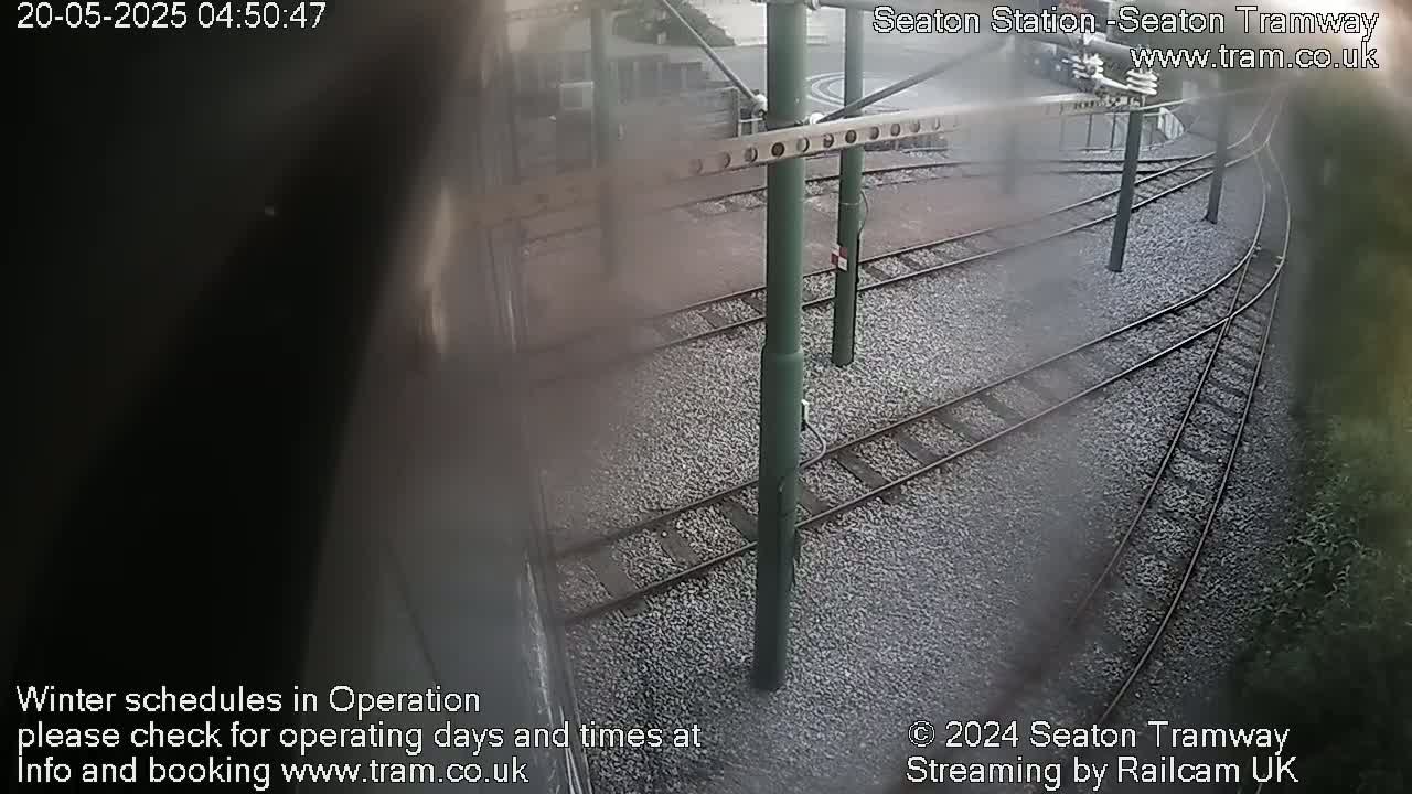 Seaton Station , Seaton Tramway Live Cam - Seaton, East Devon, Devon, South West, England, United Kingdom