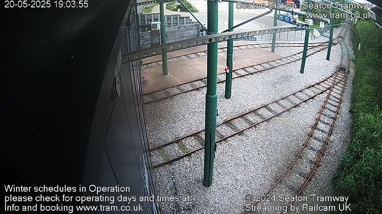 Seaton Station , Seaton Tramway Live Cam - Seaton, East Devon, Devon, South West, England, United Kingdom