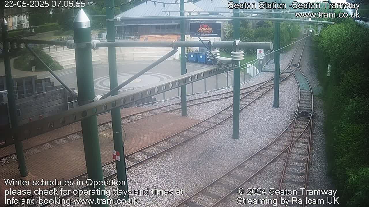 Seaton Station , Seaton Tramway Live Cam - Seaton, East Devon, Devon, South West, England, United Kingdom