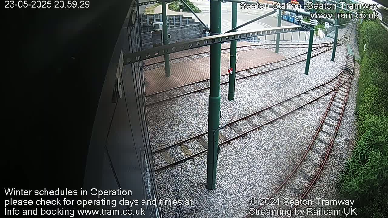 Seaton Station , Seaton Tramway Live Cam - Seaton, East Devon, Devon, South West, England, United Kingdom