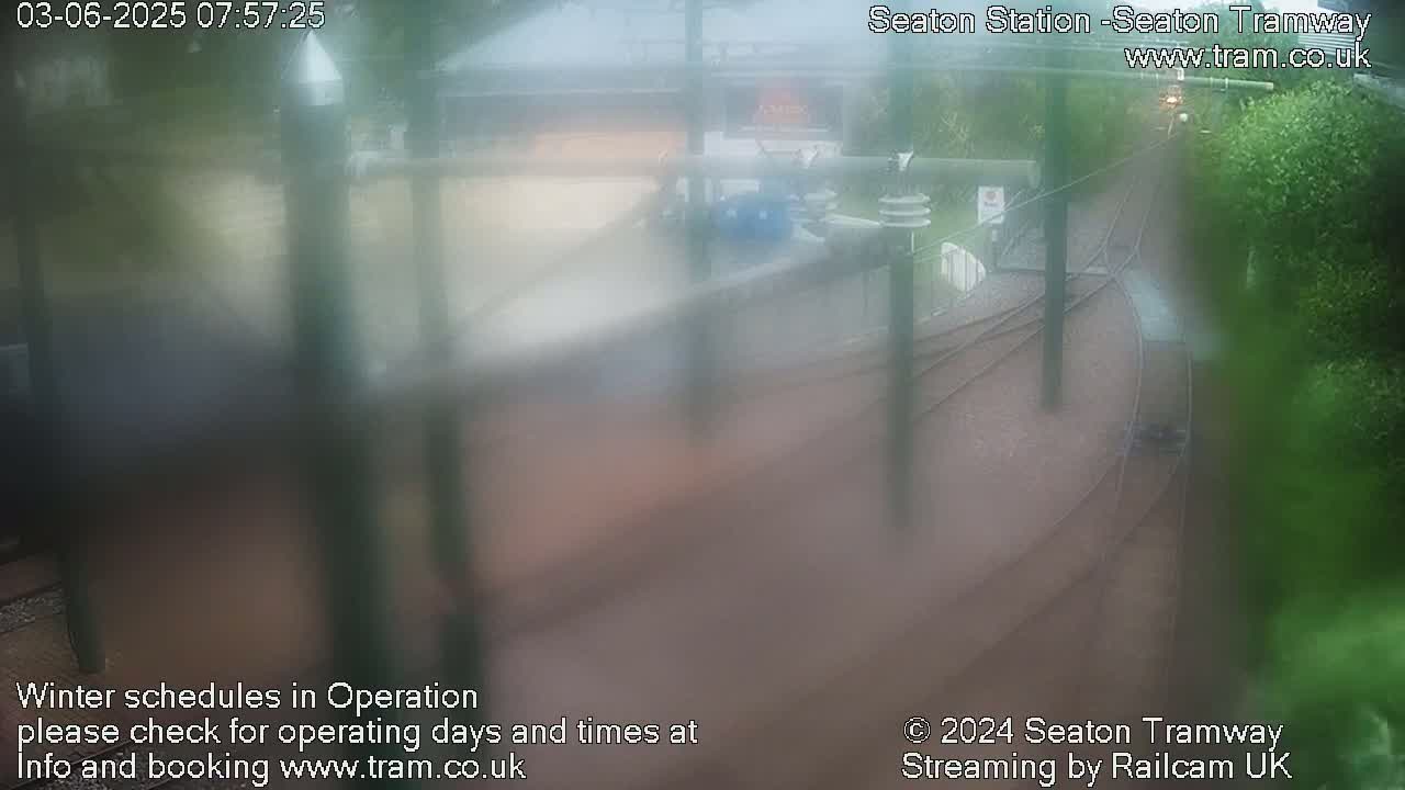 Seaton Station , Seaton Tramway Live Cam - Seaton, East Devon, Devon, South West, England, United Kingdom