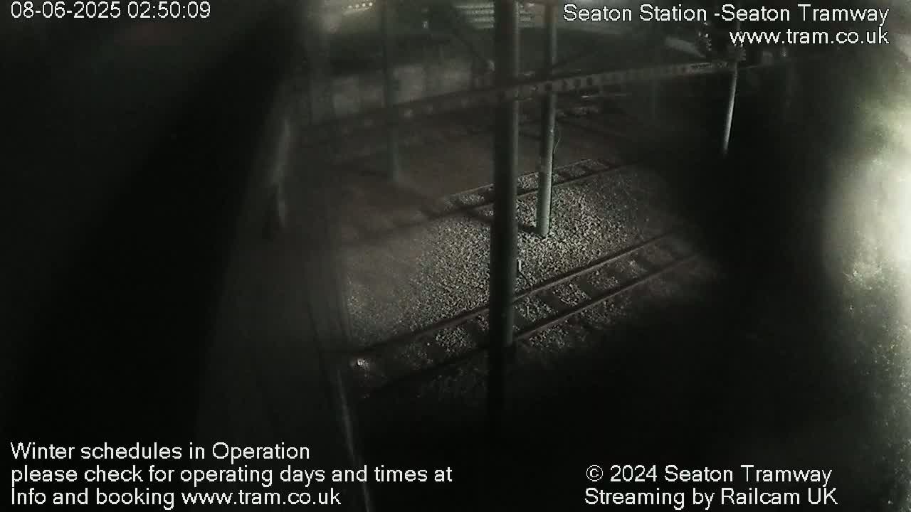 Seaton Station , Seaton Tramway Live Cam - Seaton, East Devon, Devon, South West, England, United Kingdom
