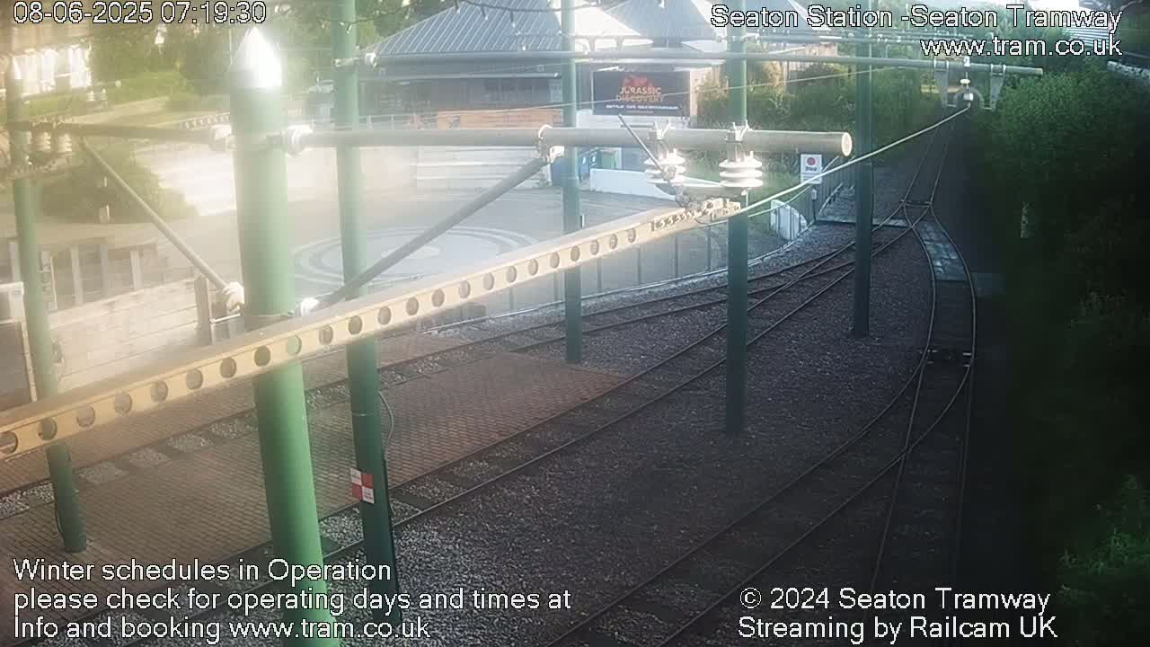 Seaton Station , Seaton Tramway Live Cam - Seaton, East Devon, Devon, South West, England, United Kingdom