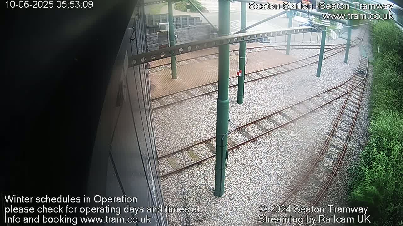 Seaton Station , Seaton Tramway Live Cam - Seaton, East Devon, Devon, South West, England, United Kingdom