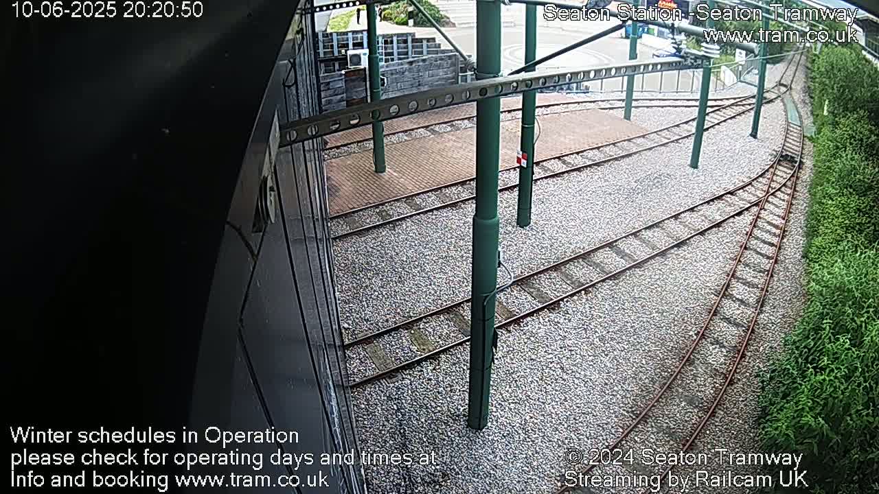Seaton Station , Seaton Tramway Live Cam - Seaton, East Devon, Devon, South West, England, United Kingdom