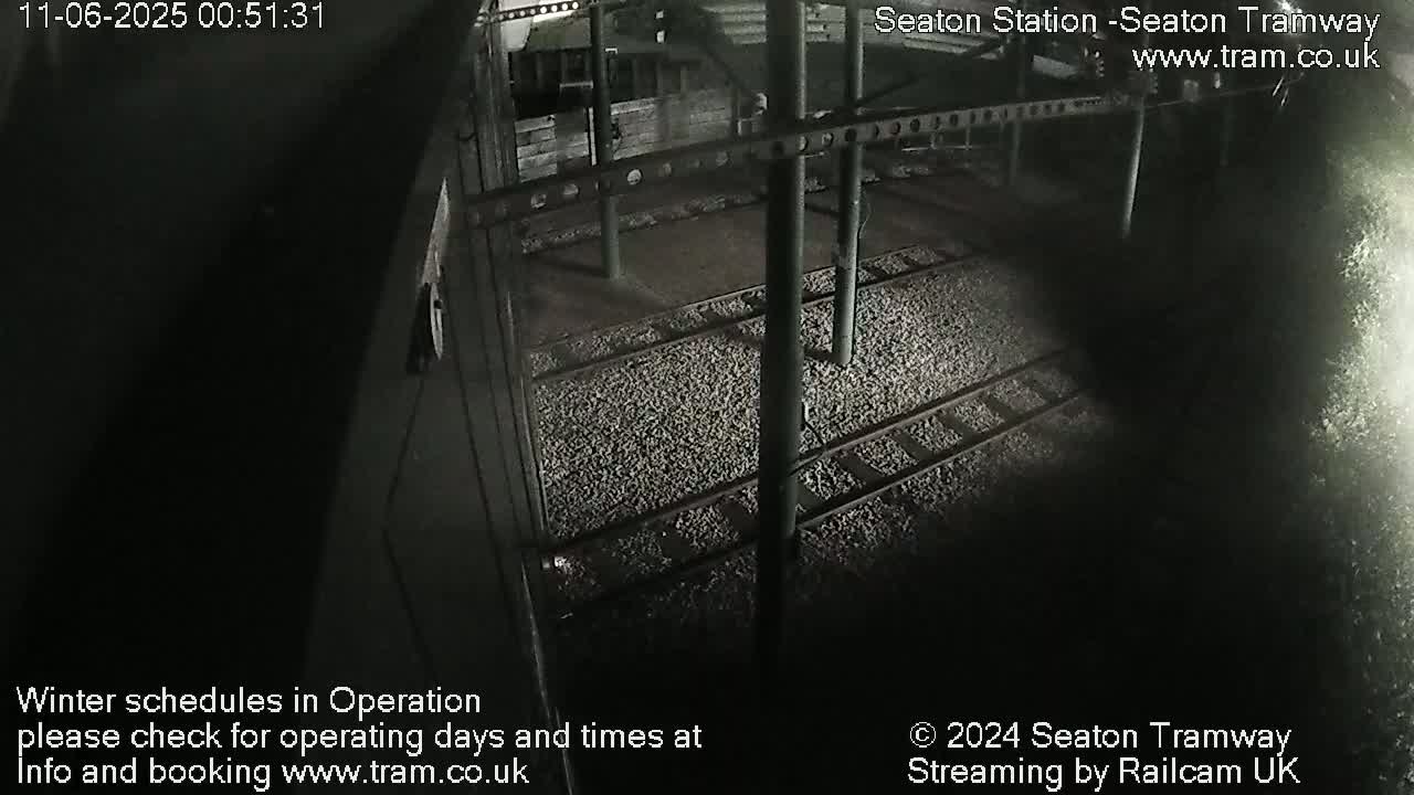 Seaton Station , Seaton Tramway Live Cam - Seaton, East Devon, Devon, South West, England, United Kingdom