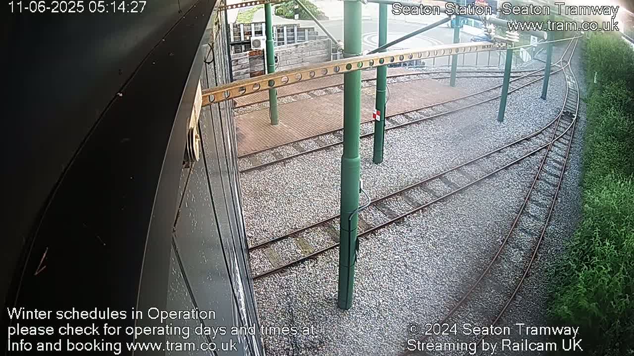 Seaton Station , Seaton Tramway Live Cam - Seaton, East Devon, Devon, South West, England, United Kingdom