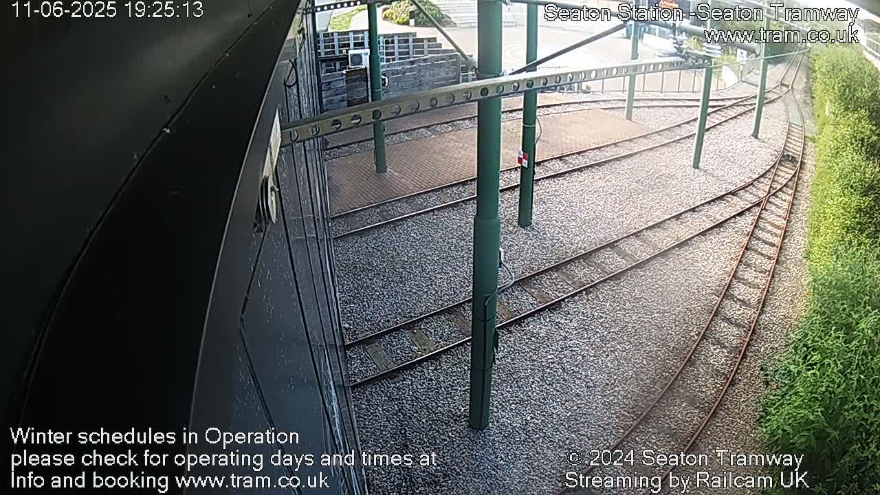 Seaton Station , Seaton Tramway Live Cam - Seaton, East Devon, Devon, South West, England, United Kingdom