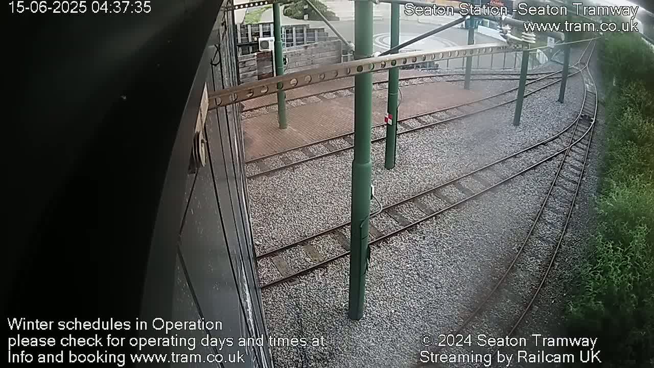 Seaton Station , Seaton Tramway Live Cam - Seaton, East Devon, Devon, South West, England, United Kingdom