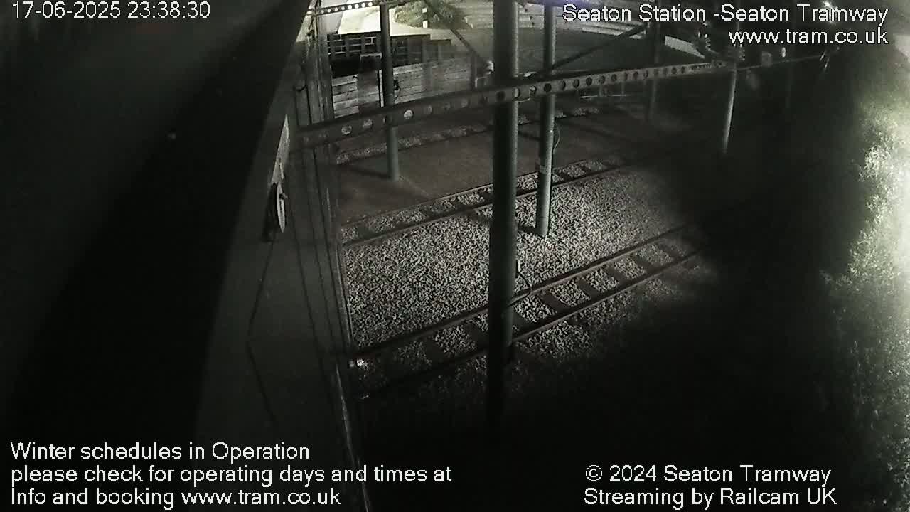 Seaton Station , Seaton Tramway Live Cam - Seaton, East Devon, Devon, South West, England, United Kingdom
