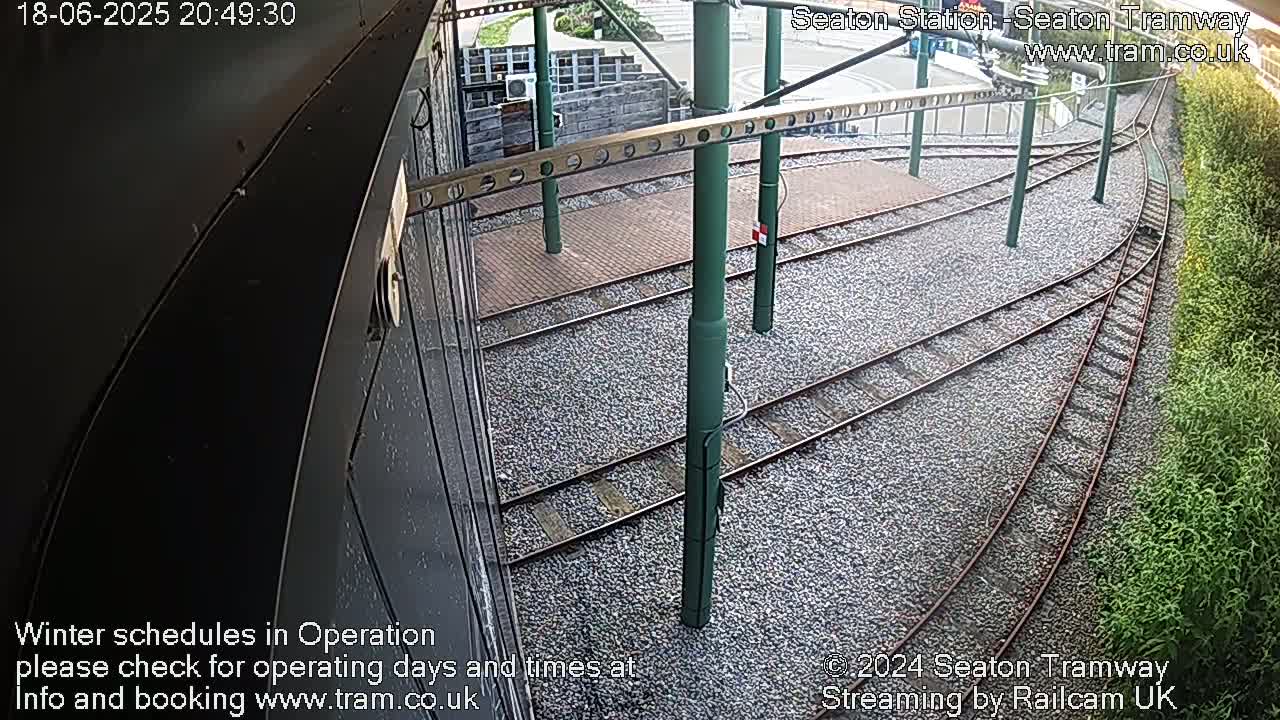 Seaton Station , Seaton Tramway Live Cam - Seaton, East Devon, Devon, South West, England, United Kingdom