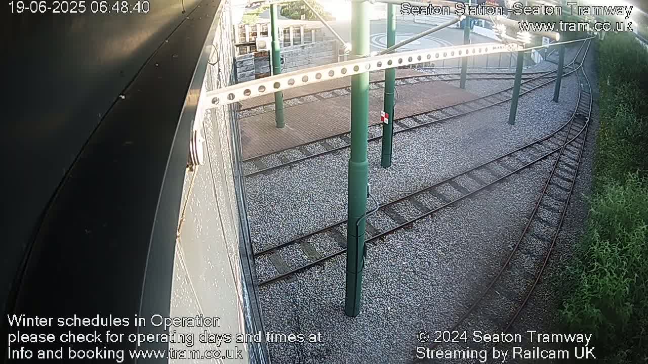 Seaton Station , Seaton Tramway Live Cam - Seaton, East Devon, Devon, South West, England, United Kingdom