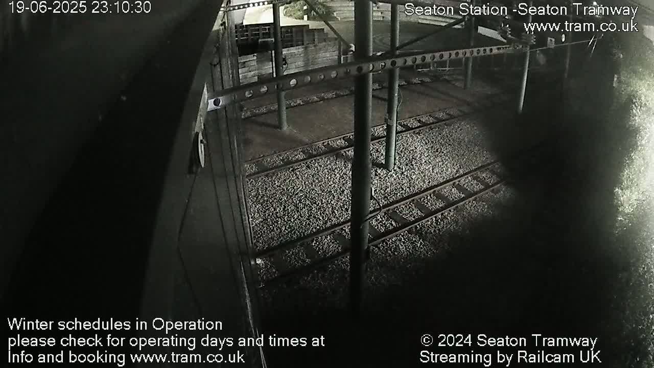Seaton Station , Seaton Tramway Live Cam - Seaton, East Devon, Devon, South West, England, United Kingdom