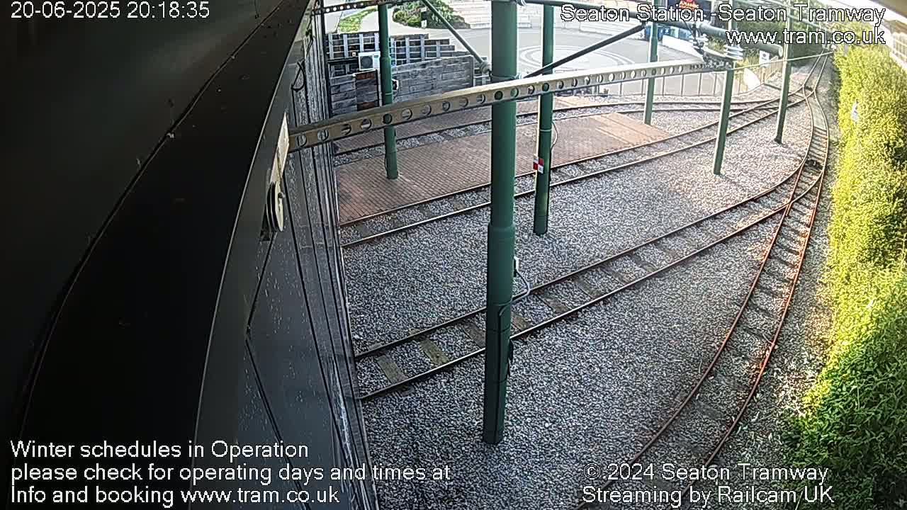 Seaton Station , Seaton Tramway Live Cam - Seaton, East Devon, Devon, South West, England, United Kingdom