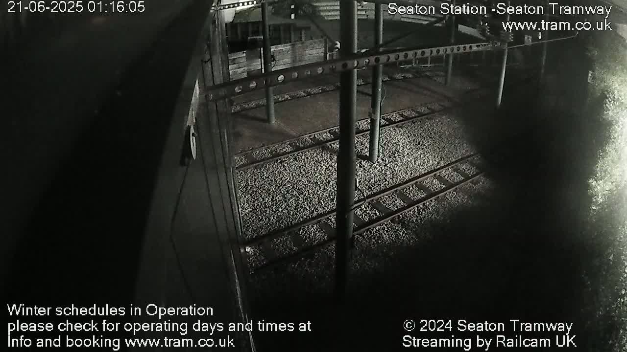 Seaton Station , Seaton Tramway Live Cam - Seaton, East Devon, Devon, South West, England, United Kingdom