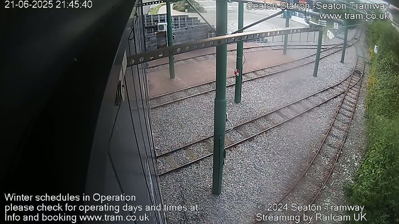 Seaton Station , Seaton Tramway Live Cam - Seaton, East Devon, Devon, South West, England, United Kingdom