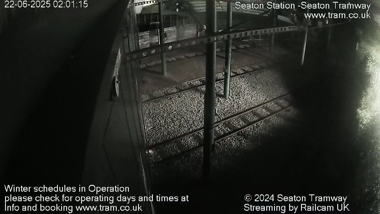 Seaton Station , Seaton Tramway Live Cam - Seaton, East Devon, Devon, South West, England, United Kingdom