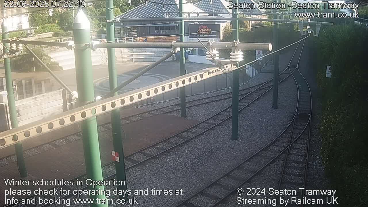 Seaton Station , Seaton Tramway Live Cam - Seaton, East Devon, Devon, South West, England, United Kingdom