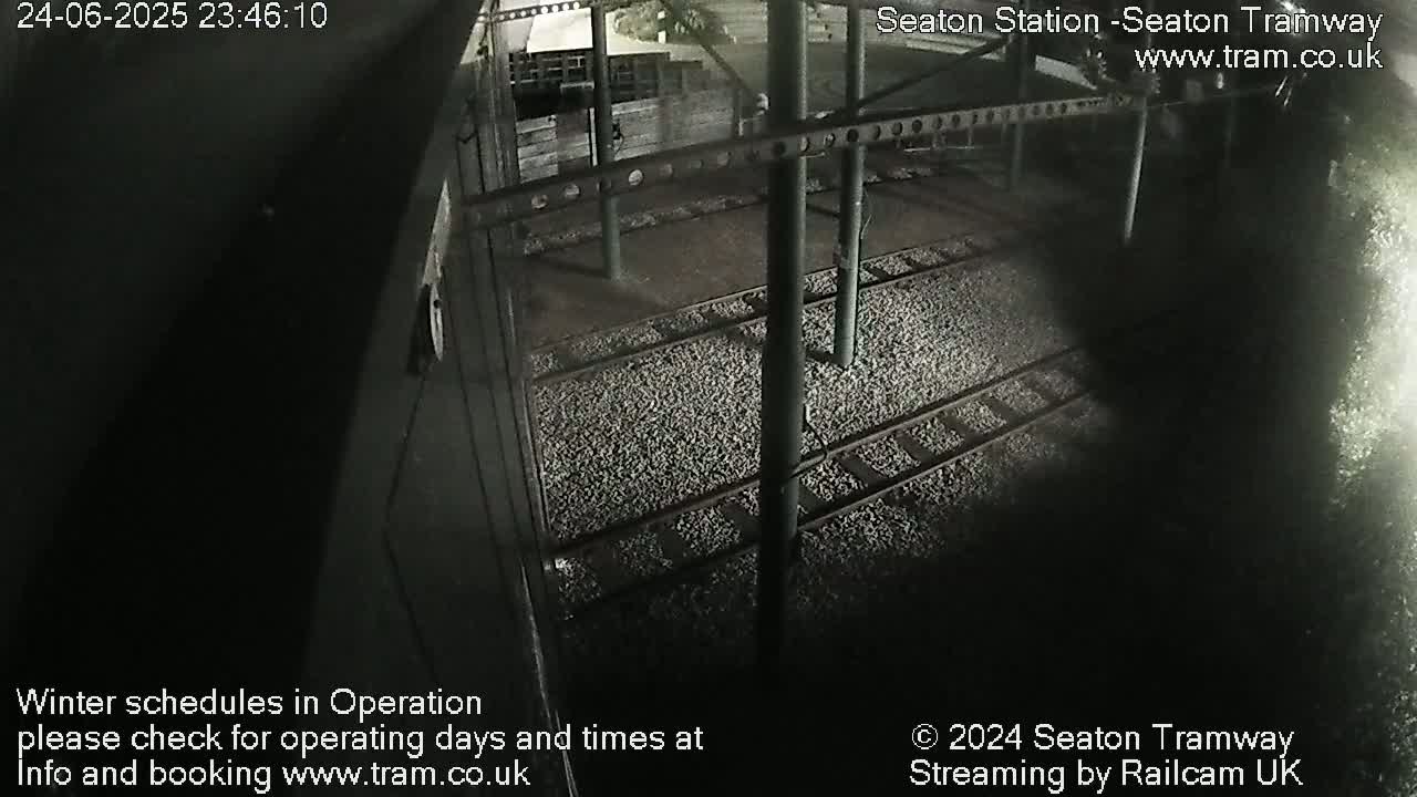 Seaton Station , Seaton Tramway Live Cam - Seaton, East Devon, Devon, South West, England, United Kingdom